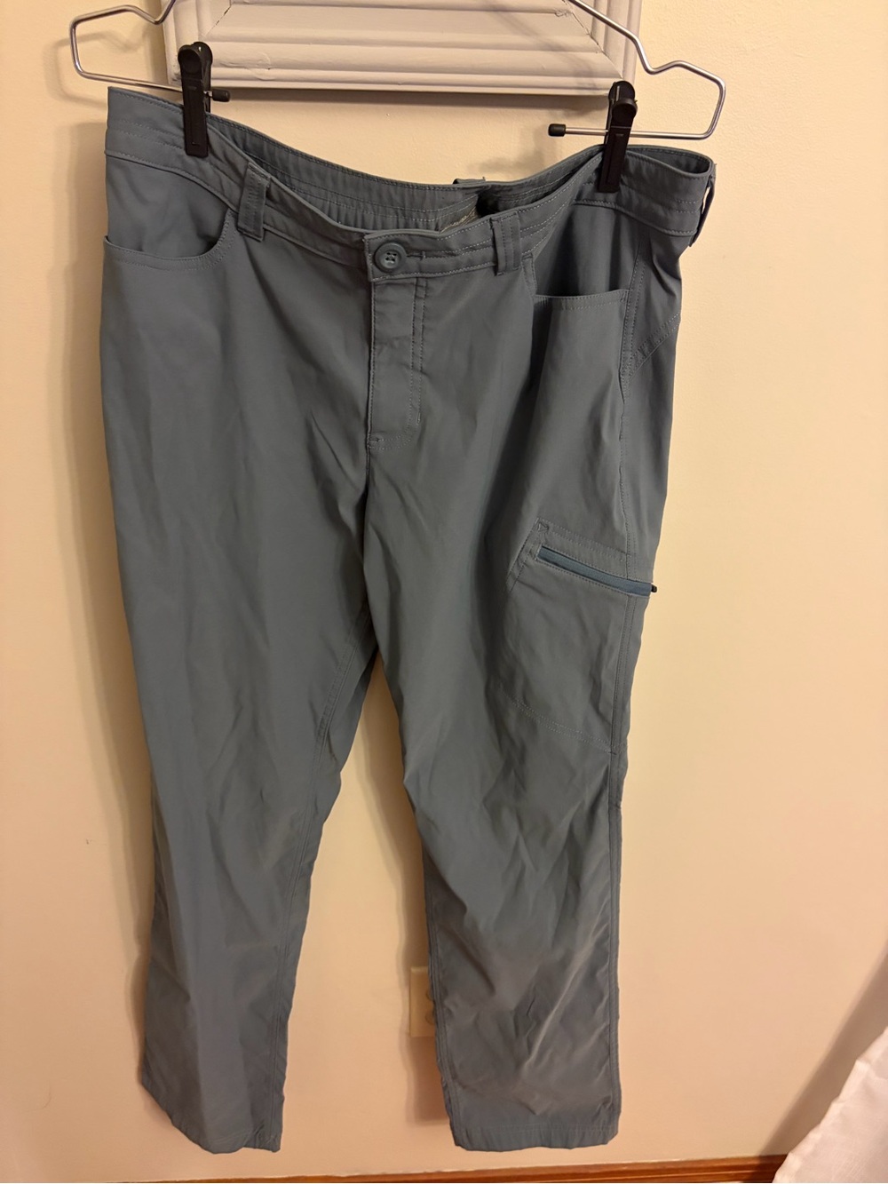 Eddie Bauer Grey Lightweight Hiking Outdoor Pants Adventure Performance
